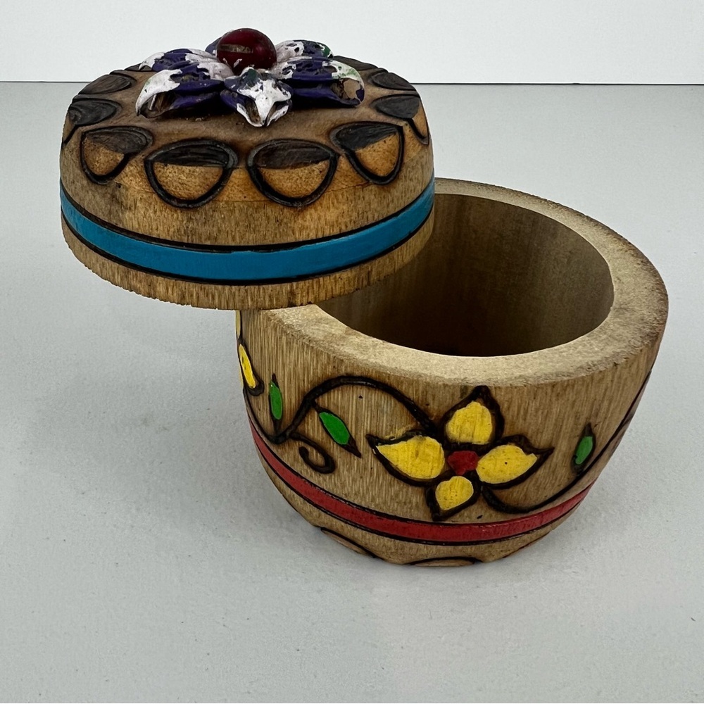Handmade Wooden Trinket Box